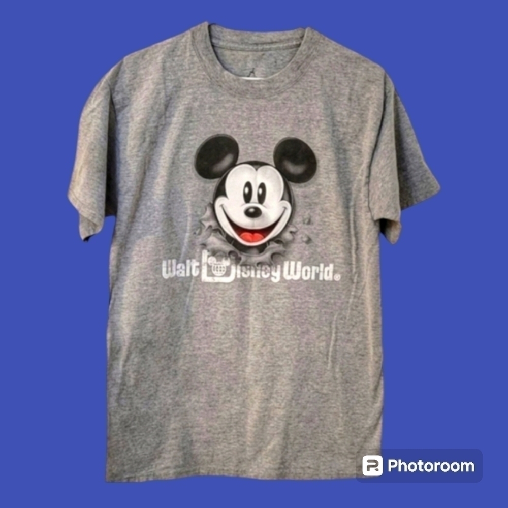 3/$30 WALT DISNEY Mickey Mouse Breakthrough Double Sided Graphic Tube T-shirt